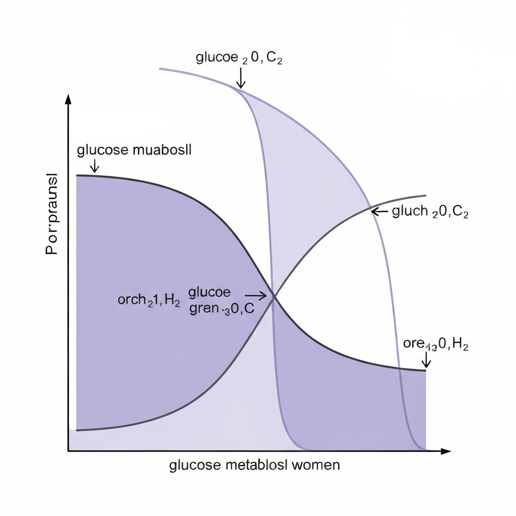 Glucose metabolism diagram